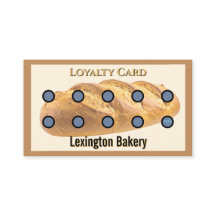 Bakkerij Ponskaart | Gebak Loyalty Card Brood Goud