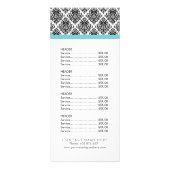 Bakkerij Prijs Lijst Rack Kaart (Achterkant)