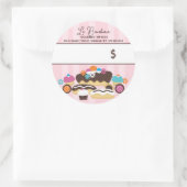 Bakkerij prijs verpakking snoep baken gebak chef ronde sticker (Tas)