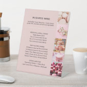 Bakkerij prijslijst Aangepaste foto Reclamebord Met Voetstuk (Insitu)