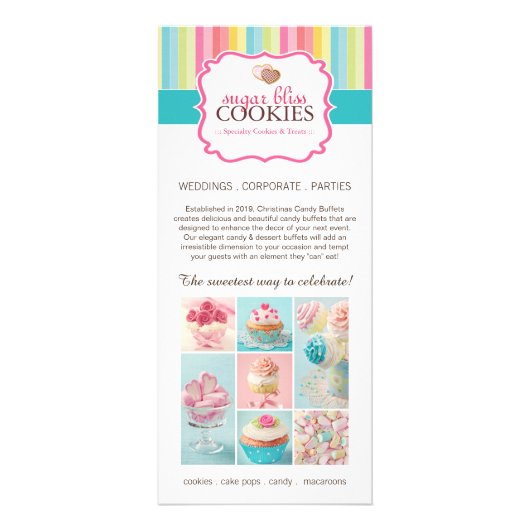 Bakkerij prijslijst Rack Kaart (Voorkant)