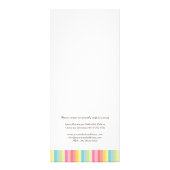 Bakkerij prijslijst Rack Kaart (Achterkant)