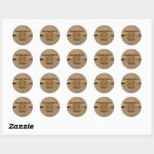 Bakkerij professional ronde sticker (Vel)
