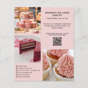 Bakkerij Promotie Foto Social Media QR Flyer