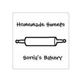 Bakkerij Rolling Pin Art Stamp Rubberstempel (Afrduk)