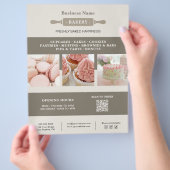 Bakkerij Rolling Pin Business Marketing Flyer (Hand)