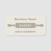 Bakkerij Rolling Pin Business Naamplaatje (Voorkant)