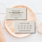 Bakkerij Rolling Pin Business Reward Klantenkaartje