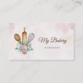 Bakkerij Rolling Pin Logo Visitekaartje (Voorkant)