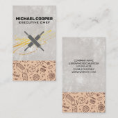 bakkerij | Rolspelden | banketillustraties Visitekaartje (Voorkant / Achterkant)