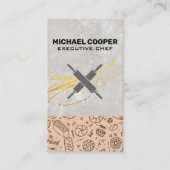 bakkerij | Rolspelden | banketillustraties Visitekaartje (Voorkant)