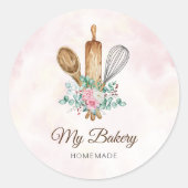 Bakkerij Ronde Sticker (Voorkant)