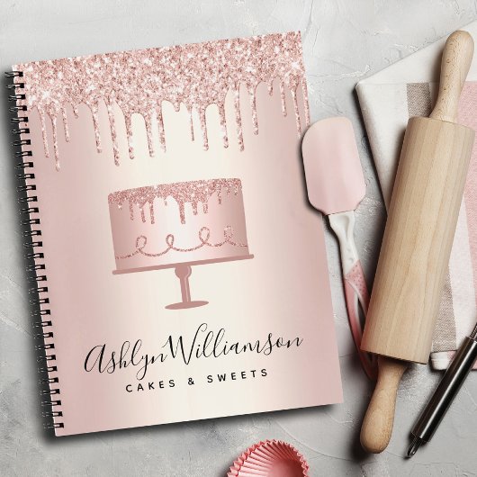 Bakkerij-Roos Glitter-schijven Notitieboek