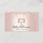 Bakkerij-Roos Glitter-schijven Visitekaartje (Voorkant)