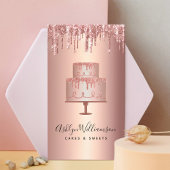 Bakkerij Roos Gold Koper Glitter Drift Deeg Visitekaartje