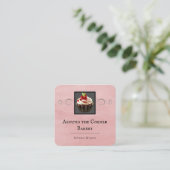 Bakkerij | Roze Visitekaartje (Staand voorkant)