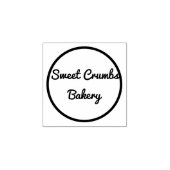 Bakkerij rubberen stempel met handgeschreven typog (Afrduk)