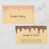 Bakkerij Schaak Gele kachels Schroem Drijven Visitekaartje (Voorkant / Achterkant)