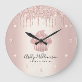 Bakkerij Schuddergebak Roos Gold Glitter Dries Grote Klok (Voorkant)