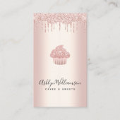 Bakkerij Schuddergebak Roos Gold Glitter Dries Visitekaartje (Voorkant)