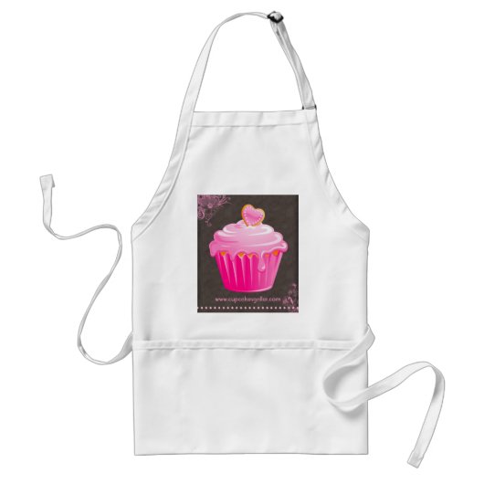 Bakkerij Schuddergebak Roze bloemkool Standaard Schort (Voorkant)