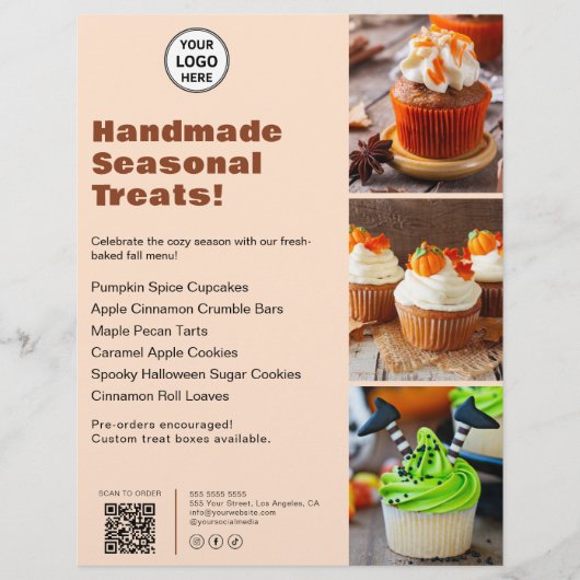 Bakkerij Seizoensgebonden Menu Aangepast Logo Zake (Voorkant)