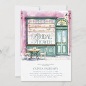 Bakkerij Shop Waterverf Vrijgezellenfeest Kaart (Voorkant)