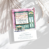 Bakkerij Shop Waterverf Vrijgezellenfeest Kaart