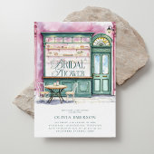 Bakkerij Shop Waterverf Vrijgezellenfeest Kaart