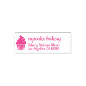 Bakkerij Simple Logo CupCake Zelfinktende Stempel (Design)