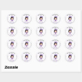 Bakkerij snoepgoed cute ronde sticker (Vel)