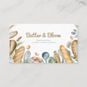 Bakkerij Social Media Icons Visitekaartje (Achterkant)