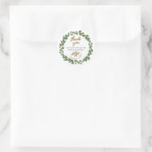 Bakkerij Sourdough Bedankt Ronde Sticker (Tas)