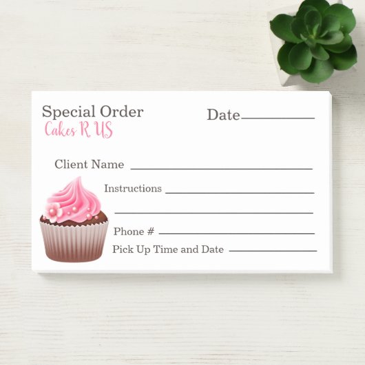 Bakkerij - Speciale bestelbon Post-it® Notes (Kantoor)