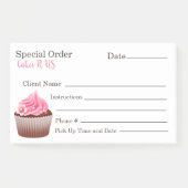 Bakkerij - Speciale bestelbon Post-it® Notes (Voorkant)