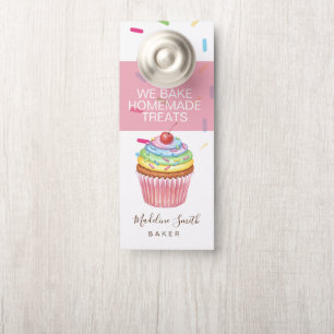 Bakkerij Sprinkles Regenboog Cupcakes Bakker Deurhanger