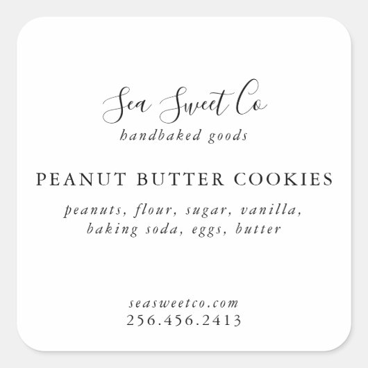 Bakkerij Sticker (Voorkant)