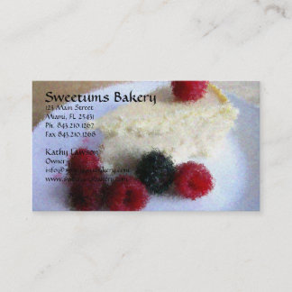 Bakkerij stijl Premium Visitekaartje