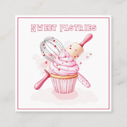 Bakkerij Sweet Pastries Visitekaartje (Voorkant)