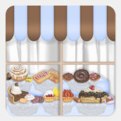 Bakkerij Sweet Treat Food Sticker (Voorkant)