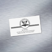 Bakkerij Sweet verwerkt gereedschap Logo Magnetisch Visitekaartje (Voorbeeld)
