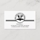 Bakkerij Sweet verwerkt gereedschap Logo Visitekaartje (Voorkant)