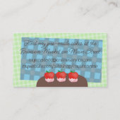 Bakkerij, taart, schilderwerk visitekaartje (Achterkant)