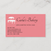 bakkerij | taartenwinkel visitekaartje (Voorkant)