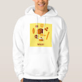 Bakkerij Thema Brood gebak en snoep Hoodie (Voorkant)