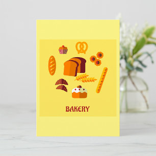 Bakkerij Thema Brood gebak en snoep Kaart