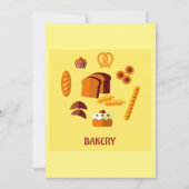 Bakkerij Thema Brood gebak en snoep Kaart (Voorkant)