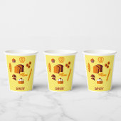 Bakkerij Thema Brood gebak en snoep Papieren Bekers