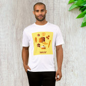 Bakkerij Thema Brood gebak en snoep T-shirt
