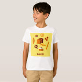 Bakkerij Thema Brood gebak en snoep T-shirt (Voorkant volledig)